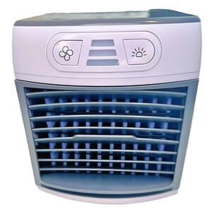Arctic Air Chill Zone Portable AC Fan – 4 Speeds, LED Light, 8-Hour Cooling